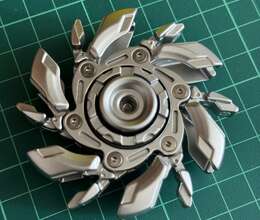 EDC Silver Spinner Fidget