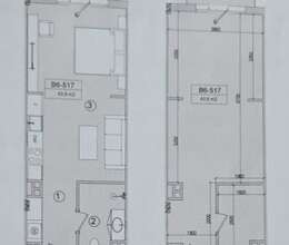Satılır Yeni tikili, 44m², 2-Otaqlı