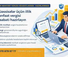 Mənfəət Vergisi Hesabatlarının Hazırlanaraq təqdim olunması