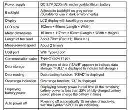 Mikroommetr UNI-T UT 620C+