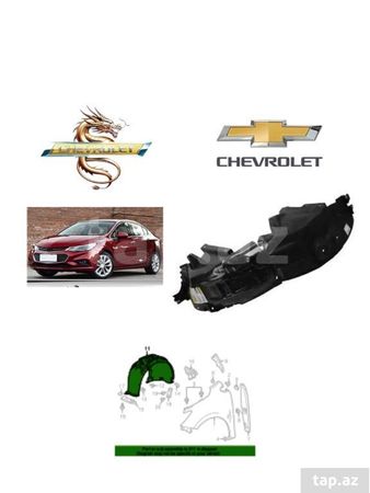 "Chevrolet Malibu 2012" Radiator Barmaqlığı Orta