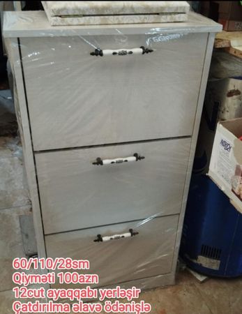 Ayaqqabı Şkafı Hazır