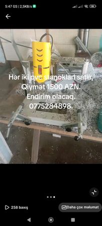 PVC Avadanlıqları Uqlarez Frez.