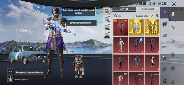 PUBG Mobile üçün işlənmiş oyun pultları