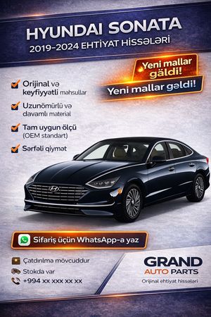 Hyundai Sonata ehtiyat hissələri