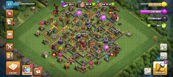 Clash Of Clans Hesabı, 4 İnşaatçı – İtmiş əşyalar – ucuztap.az