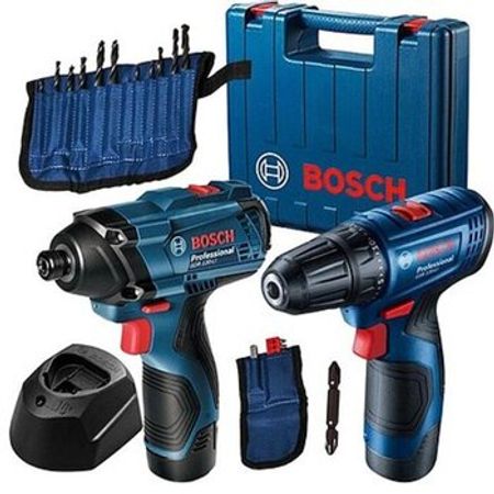 Drel batareyalı "GSR 120-LI+GDR 120-LI in Case BOSCH 06019G8023"