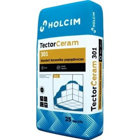 Keramika yapışdırıcısı "Tector Ceram 301 Holcim 25kq"