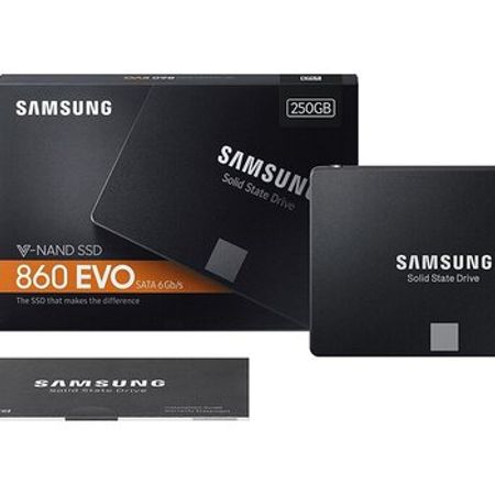 Sərt disk "Samsung 860 EVO 250GB 2.5 Inch SATA III Internal SSD (MZ-76E250B/AM)"