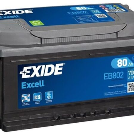 Exide Excell 12V 80AH akkumulyatoru – Ehtiyat hissələri – ucuztap.az