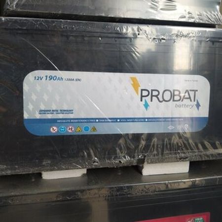 "Probat 12 v 190 ah" akkumulyator