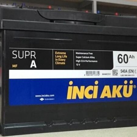 Akkumulyator "Supr A 60 AH 12 volt"