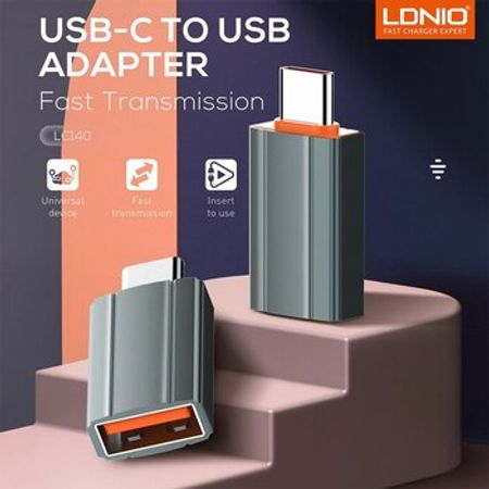 Konverter LDNIO USB-C To USB-A OTG – Kompüter aksesuarları – ucuztap.az