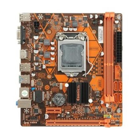 Ana plata ESONIC H61FEL s1155 H61 2xDDR3 mATX – Masaüstü kompüterlər – ucuztap.az