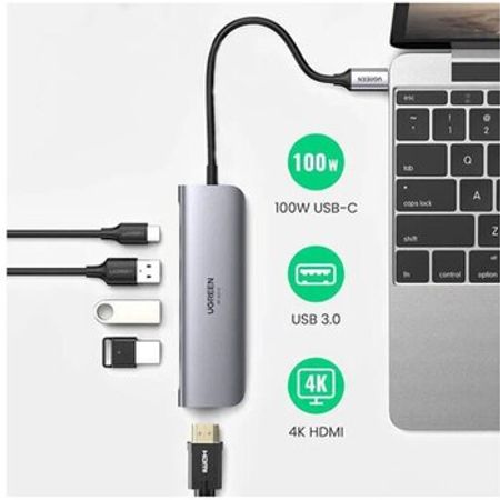 USB adapteri Ugreen USB Type-C to HDMI – Kompüter aksesuarları – ucuztap.az