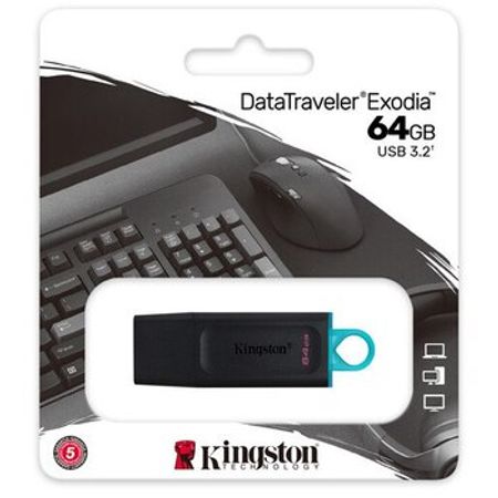 Kingston DataTraveler Exodia 64GB USB 3.2 DTX/64GB – Kompüter aksesuarları – ucuztap.az