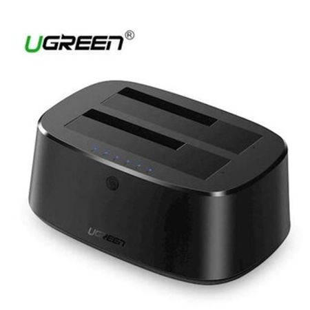HDD qabı UGREEN USB 3.0 to SATA Dual-Bay Hard Drive Docking Station – Masaüstü kompüterlər – ucuztap.az