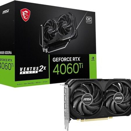 Video kart MSI GEFORCE RTX 4060Ti Ventus 2X 8G OC 8 GB – Masaüstü kompüterlər – ucuztap.az