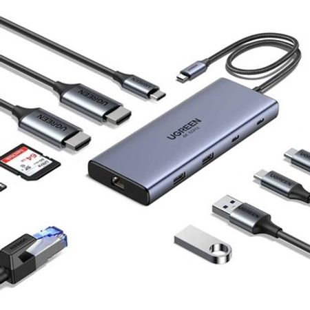 Çevirici adapter Ugreen 10-in-1 USB Hub – Kompüter aksesuarları – ucuztap.az