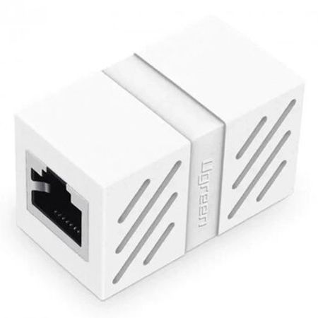 Ugreen 20311 RJ45 network keystone jack In-Line coupler Female to female white – Şəbəkə avadanlıqları – ucuztap.az