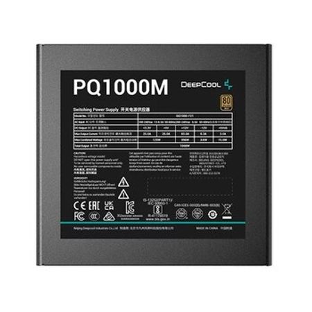 Qida bloku "DeepCool PQ1000M 1000W 80 PLUS® GOLD Modullar Power Supply"