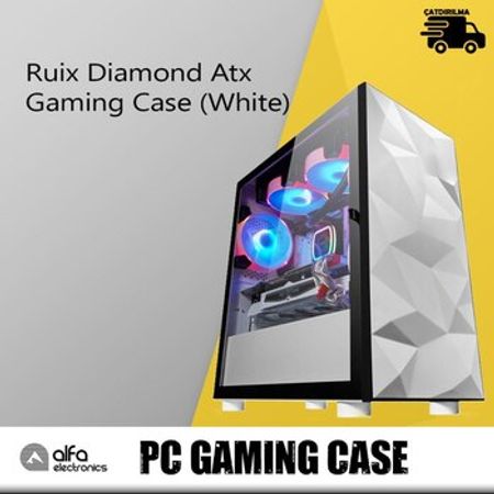 Gaming Case Ruix Diamond Atx (White) – Masaüstü kompüterlər – ucuztap.az