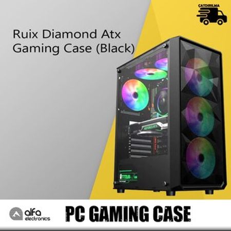 Gaming Case Ruix Diamond Atx (Black) – Masaüstü kompüterlər – ucuztap.az