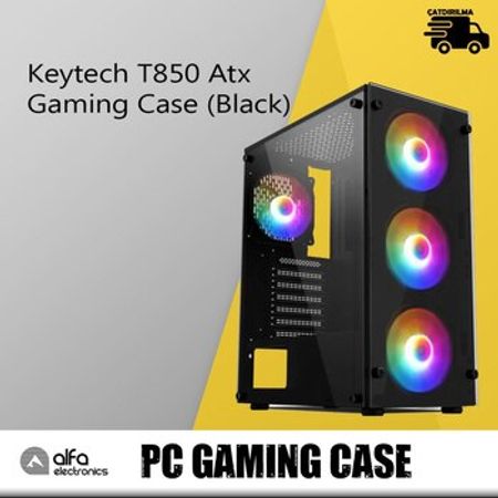 Gaming Case Keytech T850 Atx (Black) – Masaüstü kompüterlər – ucuztap.az