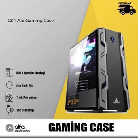 G01 Atx Gaming Case – Masaüstü kompüterlər – ucuztap.az