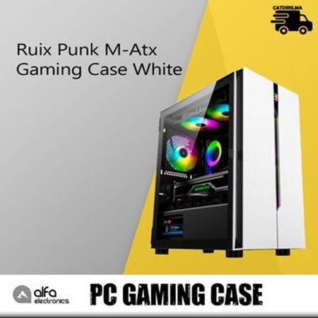 Gaming Case Ruix Punk M-Atx (White) – Masaüstü kompüterlər – ucuztap.az