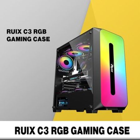 RGB Gaming Case Ruix C3 – Masaüstü kompüterlər – ucuztap.az