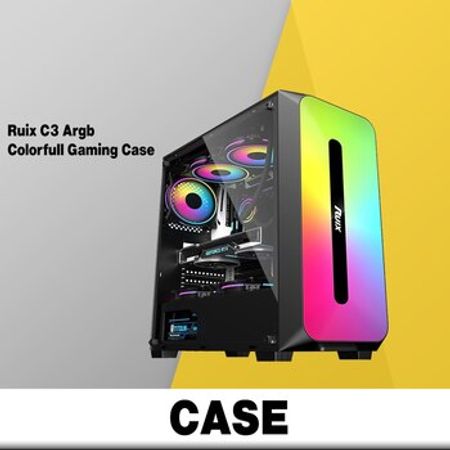 RGB Gaming Case Rux C3 – Masaüstü kompüterlər – ucuztap.az