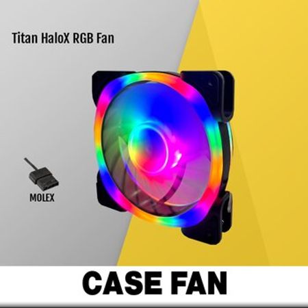 Titan HaloX RGB Molex Fan (Black)