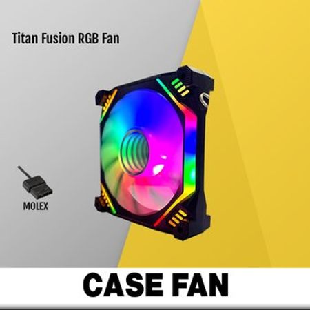 Titan Fusion RGB Molex Fan (Black)