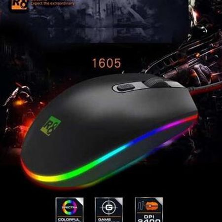 RGB Gaming Mouse "R8 Magic 1605" işıqlı oyun siçanı