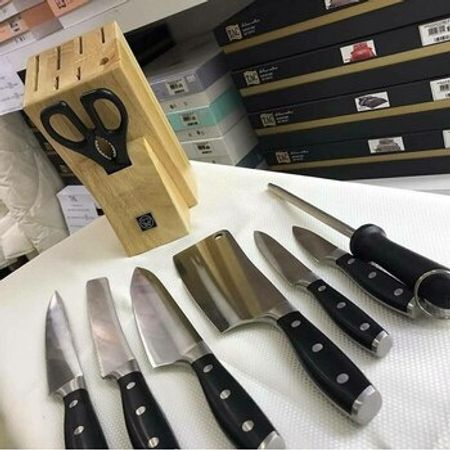 Mətbəx bıçağı dəsti "Korkmaz"