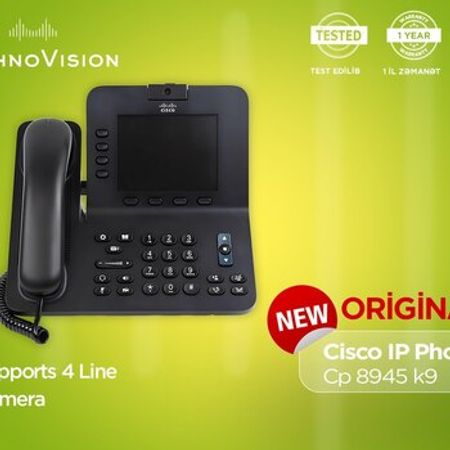 Cisco 8945-K9 IP Phone – Şəbəkə avadanlıqları – ucuztap.az