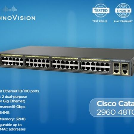 Cisco Catalyst 2960 48TC L – Şəbəkə avadanlıqları – ucuztap.az