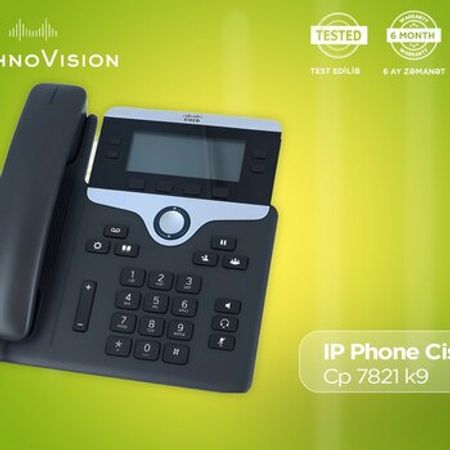 IP Phone Cisco CP 7821 K9 – Şəbəkə avadanlıqları – ucuztap.az