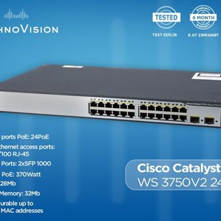 Cisco Catalyst WS 3750V2 24PS S