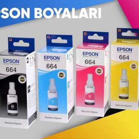 Printer boyası Epson 664 (QARA/GÖY/SARI/QIRMIZI) – Ofis avadanlığı və istehlak – ucuztap.az