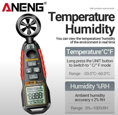 Anemometr ANENG GN302