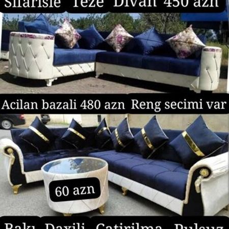 Künc divan – Divanlar və kreslolar – ucuztap.az