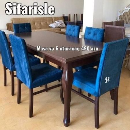 Masa və oturacaqlar