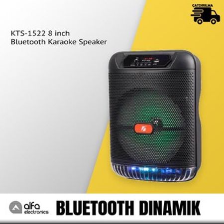 Karaoke Bluetooth dinamik "KTS-1522 8 inch"