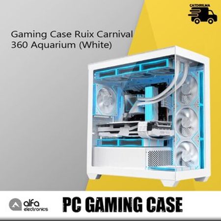 Gaming case Ruix Carnival 360 Aquarium (White) – Masaüstü kompüterlər – ucuztap.az