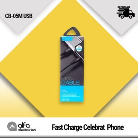 Fast Charge Celebrat CB-05M USB Phone Charge & Data Cable