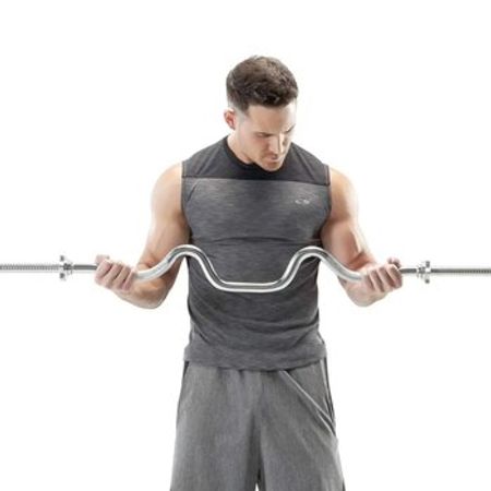 Curl barbell bar f30-ştanq əyri qrifi