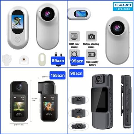 Mini aksion sport kameralar hd 1080p – Audio və video – ucuztap.az