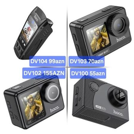 Aksion sport kamera Hoco – Audio və video – ucuztap.az